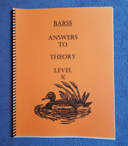 Barss Theory: Level 10 Answer Book