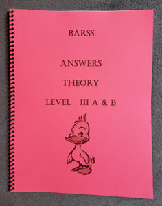 Barss Theory: Level 3A/B Answer Book