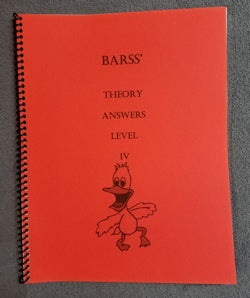 Barss Theory: Level 4 Answer Book
