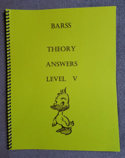 Barss Theory: Level 5 Answer Book
