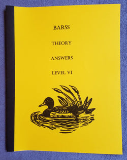 Barss Theory: Level 6 Answer Book